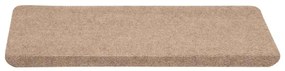 30 db bézs öntapadó lépcsőszőnyeg 65 x 24,5 x 3,5 cm