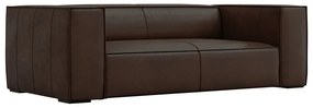 Sötétbarna bőr kanapé 212 cm Madame – Windsor &amp; Co Sofas
