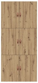 Tárolós Ágykeret Artisan Tölgy 90x200 cm