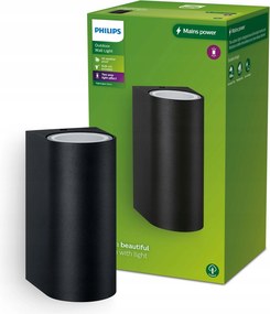 LED-es kerti lámpa Homlokzati fali lámpa Nightingale 2xGU10 IP44 Philips