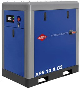 Csavarkompresszor APS 10 X G2 10 bar 10 LE/7,5 kW 970 l/min 369410-G2