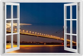 Plakátok 120x80 Bridge éjjel