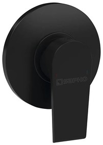 Sapho - KAI falba süllyeszthető zuhanycsaptelep, matt fekete