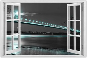 Poszterek 60x40 Kék fények az éjszakában