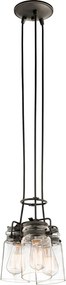 Kichler BRINLEY KL-BRINLEY3-OZ Függőlámpa 3x60W/E27