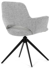 Elegáns Forgó Étkezőszék Szürke. 360°-ban forgatható.