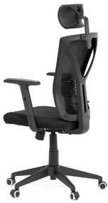 Fekete Hálós Irodai Szék, Hinta Mechanikával. KA-Q851 BK