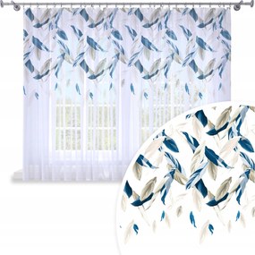 Függöny Kész 400x150 Fátyol Festett Béka Mintás 052