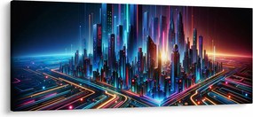Kép - A jövő városa (120x50 cm)