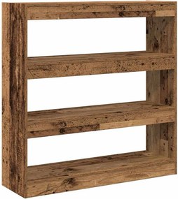 vidaXL Könyvespolc Régi fa 100 x 30 x 103 cm Faanyag