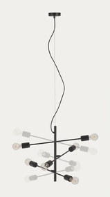 Fekete függőlámpa ø 55 cm Spica – Kave Home