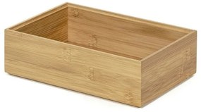 Szervező Compactor Bamboo Box, 22,5 x 15 x 6,5 cm, natúr fa