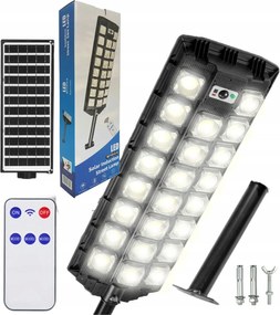 2200W-OS Led Napelemes Kerti Lámpa Mozgás- És Szürkületérzékelővel Távirányító