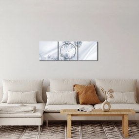 Kép - Virágos dizájn (órával) (90x30 cm)