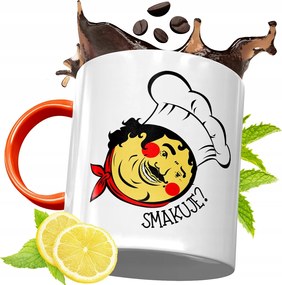 Narancssárga Bögre Szakácsnak Tökéletes Ajándék fényképes nyomtatással