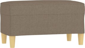 vidaXL tópszínű szövet pad 70 x 35 x 41 cm