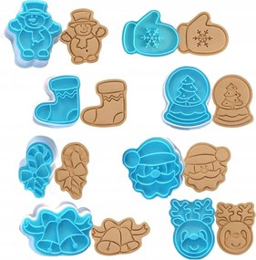 Mézeskalåcs Keksz Formåk Karåcsonyi Mintåk Lyukasztó Készlet Karåcsonyra