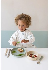 Barna-bézs szilikon gyerek evőeszköz szett 3 db-os Olive Mix – Cam Cam Copenhagen