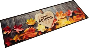 vidaXL mosható őszi mintás bársony konyhaszőnyeg 45 x 150 cm