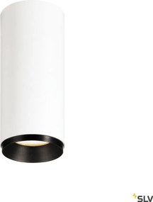 SLV 1004422 NUMINOS Hengeres Mennyezeti Lámpa Fehér, Fekete LED IP20