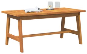 Kávézóasztal 90x45x40 cm Tömör akácfából
