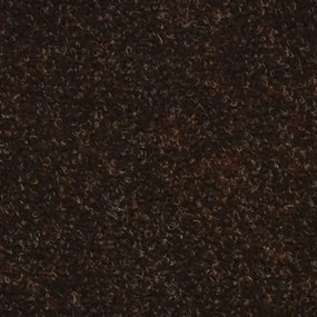 15 db barna tűlyukasztott öntapadó lépcsőszőnyeg 65 x 21 x 4 cm