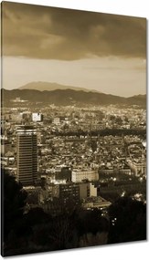 Vászonkép 80x120 Éjszakai felvétel Barcelonából