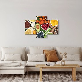 Kép - Egészséges ételek (90x60 cm)