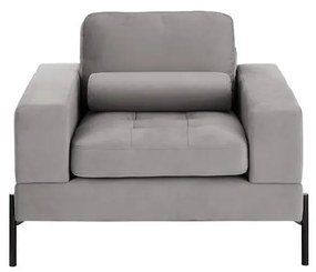 Világosszürke fotel Versailles – Ropez