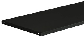 Fém polc irodai szekrényhez, 900 x 20 x 360 mm, fekete