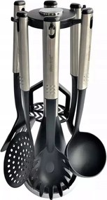 7 db-os konyhai edénykészlet állvánnyal