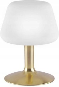 Paul Neuhaus Led asztali lámpa matt sárgaréz, opálüveg, érintésvezérelt fényerővel