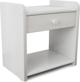 Éjjeliszekrény Ilona fehér