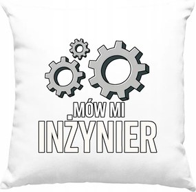 Párna Hívjon humormérnöknek Fehér