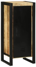 Fürdőszoba Fali Szekrény 40x35x90 cm Tömör Durva Fa Mangó