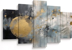 Kép - Absztrakció arany golyóval (150x105 cm)