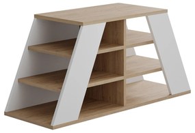 Cipőtároló (cipősszekrény) Tölgyeki 1 (tölgy + fehér). 1094604