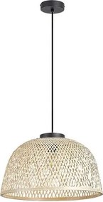 Rabalux rattan beltéri mennyezeti függeszték e27 ip20 fekete