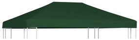 zöld pavilon tetőponyva 310 g/m², 4 x 3 m
