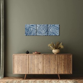Kép - 3D vonal (órával) (90x30 cm)