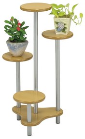 Vetro - Plus Roland virágállvány, világosbarna, 72,5 cm