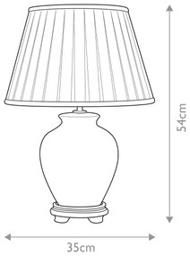 Elstead DL-LINYI-TL - Asztali lámpa LINYI 1xE27/60W/230V
