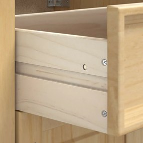 Cabinet fiókkal tárolóval Méz 40 x 46 x 81,5 cm Tömör fenyőfa