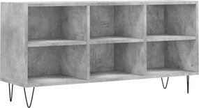 vidaXL betonszürke szerelt fa TV-szekrény 103,5x30x50 cm