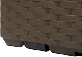 PORTOFINO Kerti műanyag láda 340 L barna