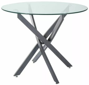 Agis Asztal Kerek 90cm fekete