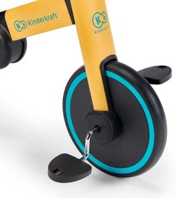 KINDERKRAFT 3v1 gyerek futóbicikli 4TRIKE sárga/türkiz