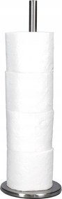 Wc-papír Tartó Állvány króm-ezüst acél akasztóval WC-hez
