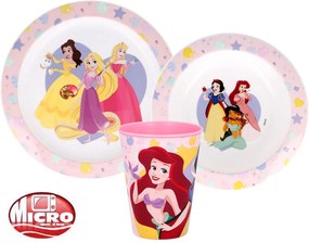 Disney Hercegnők micro étkészlet szett pohárral (true)