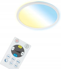 Briloner Cct okos Led panel 18W, 2400lm, Ø29.3cm, fehér, szabályozható fényerővel